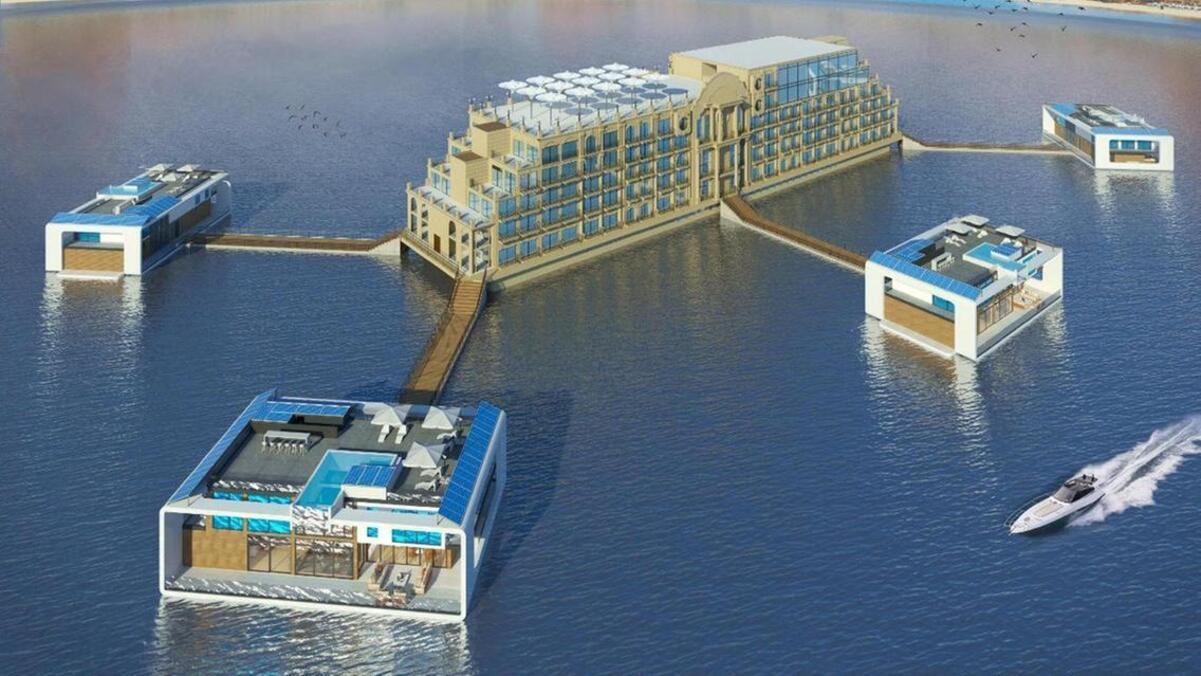 У Дубаї з'явиться плавучий готель-палац на воді