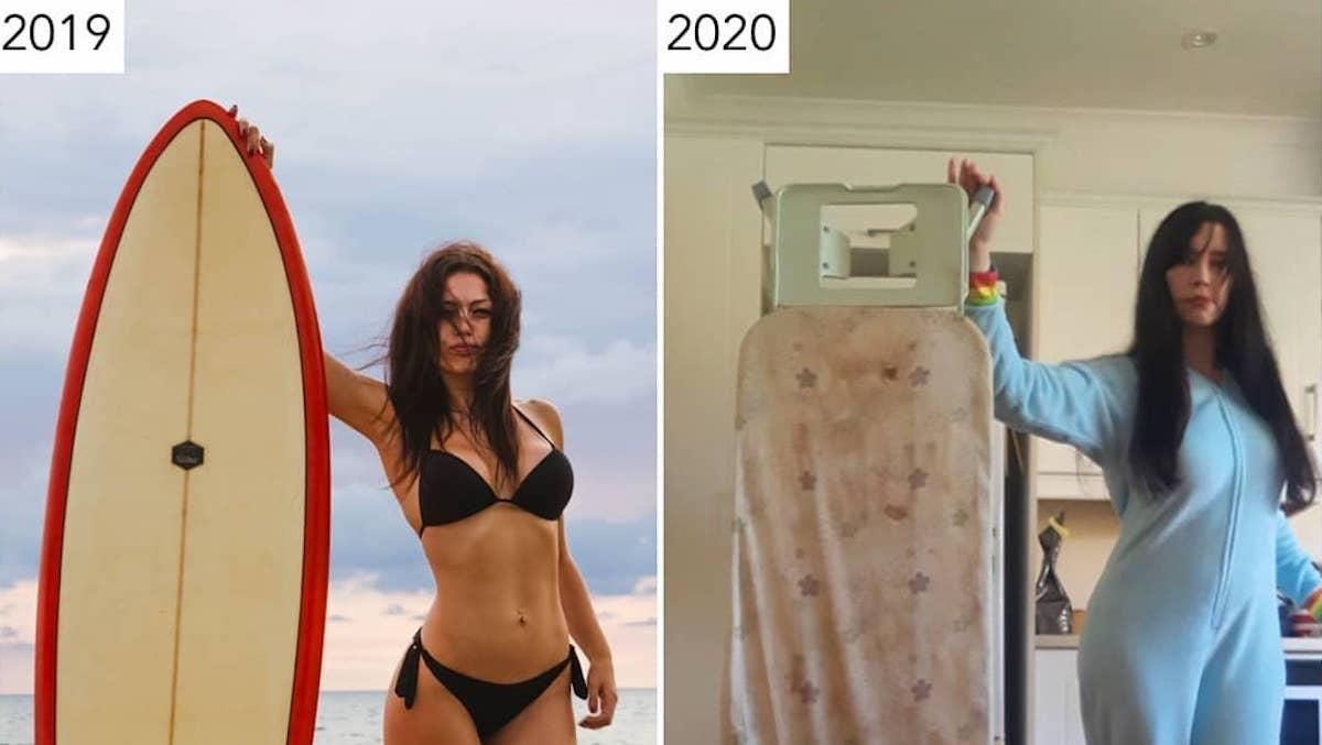 Блогерка показала, як подорожує вдома на карантині: кумедні фото Блогерка показала, як подорожує вдома на карантині: кумедні фото