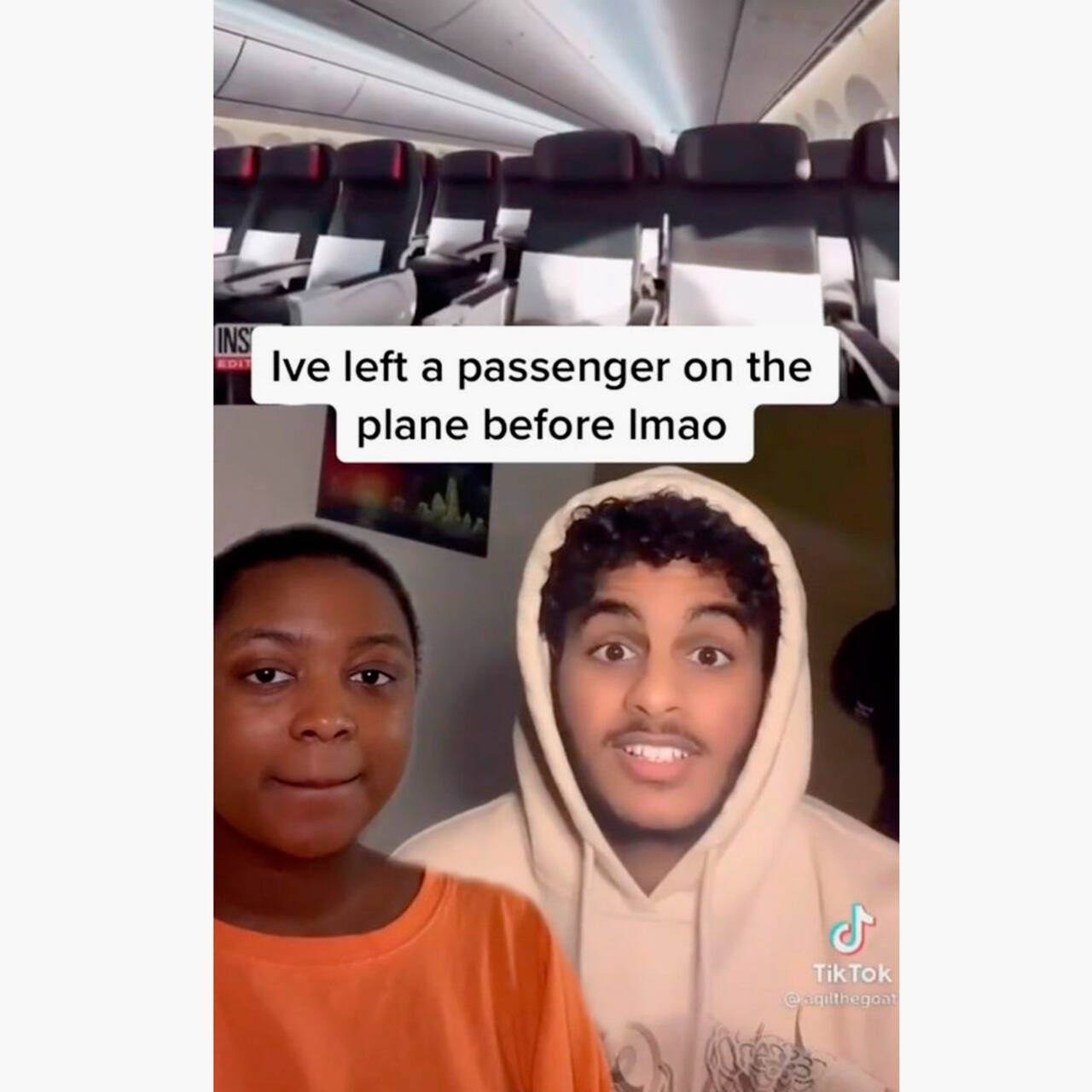 Стюардесса забыла разбудить пассажира и оставила в пустом самолете
