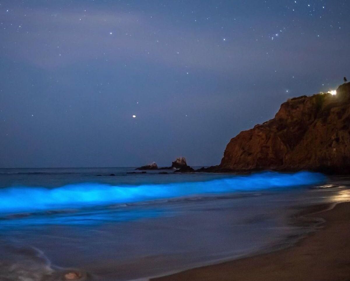 Хвилі аномального кольору, які сяють потрапили на відео Хвилі аномального кольору, які сяють потрапили на відео