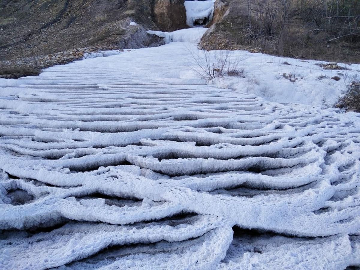 Краевед поделился фотографиями калуского Памуккале – соляной реки