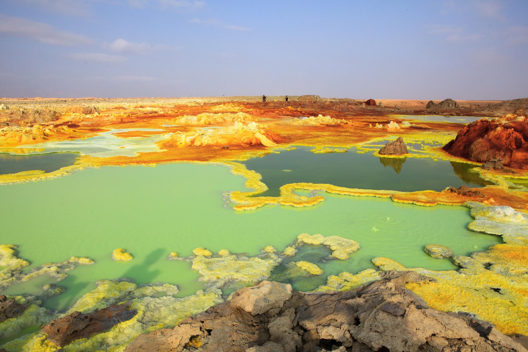 Неземні пейзажі вулкана Даллол в Ефіопії Неземні пейзажі вулкана Даллол в Ефіопії