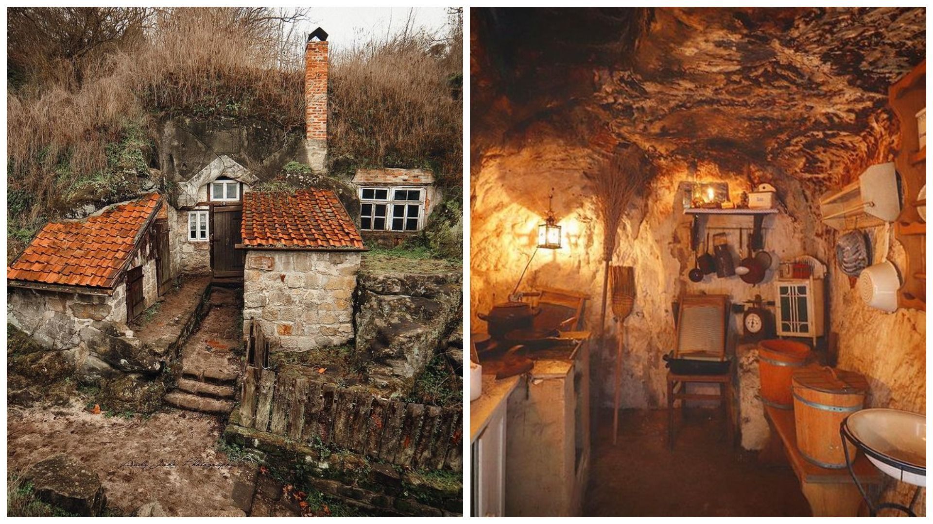 Печерне житло в німецькому селі Лангенштайн