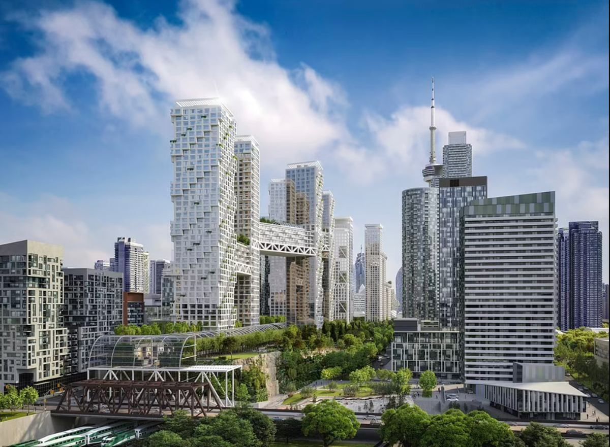 С небес на землю: в Торонто создадут урбанистический рай, визуализация