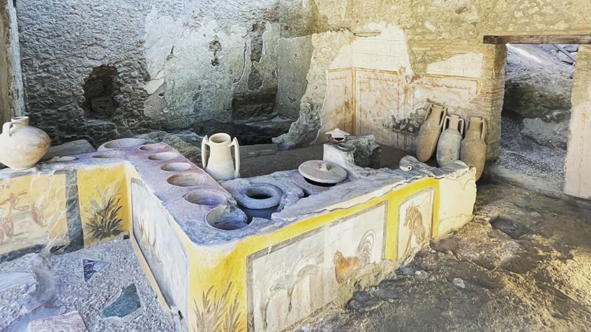 В Італії відкрили стародавній ресторан швидкого харчування в Помпеї