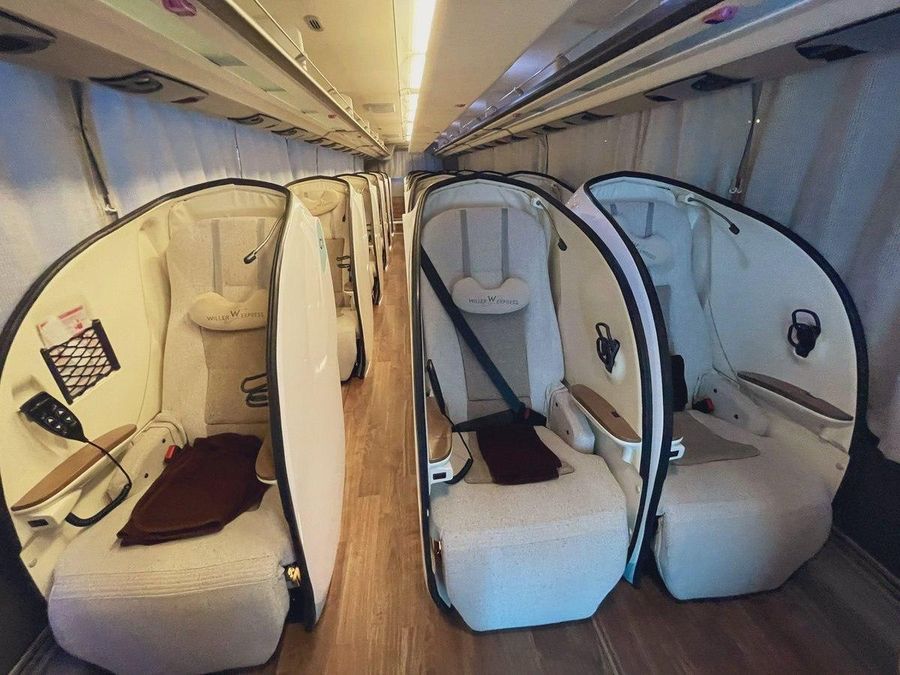 Японские автобусы из будущего: как выглядят идеальные места для ночных переездов - Travel