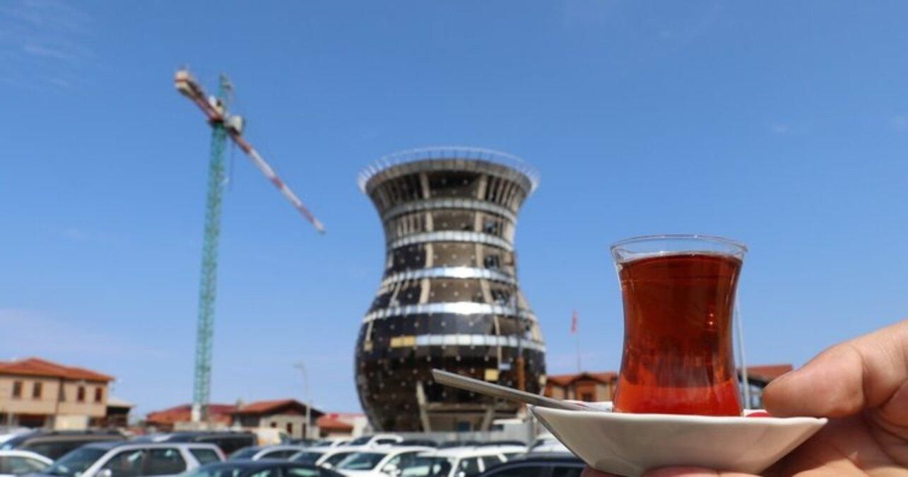 Столица "чая" получит свой символ: в провинции Турции строят 29-метровый стакан – бардак - Travel