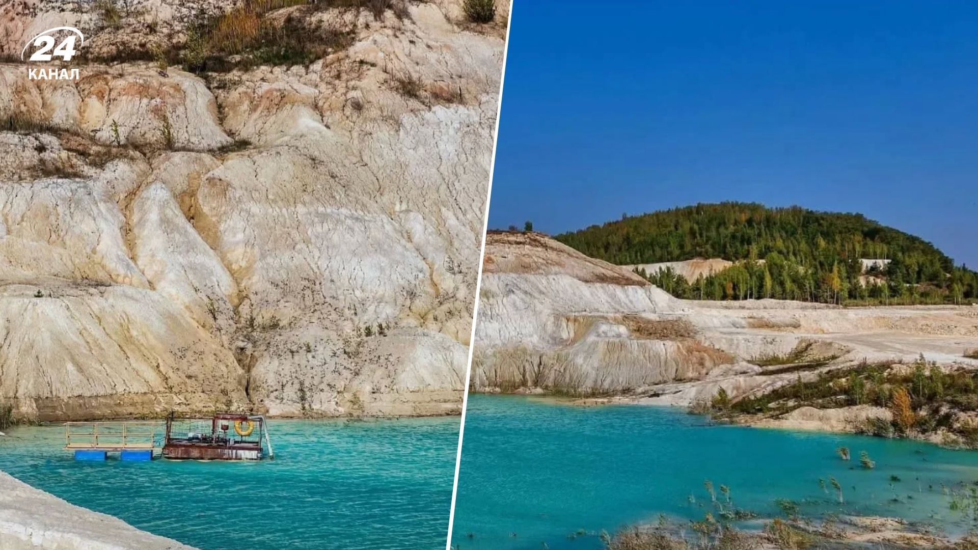 Каоліновий кар'єр у Вінницькій області - як відпочити на цій водоймі