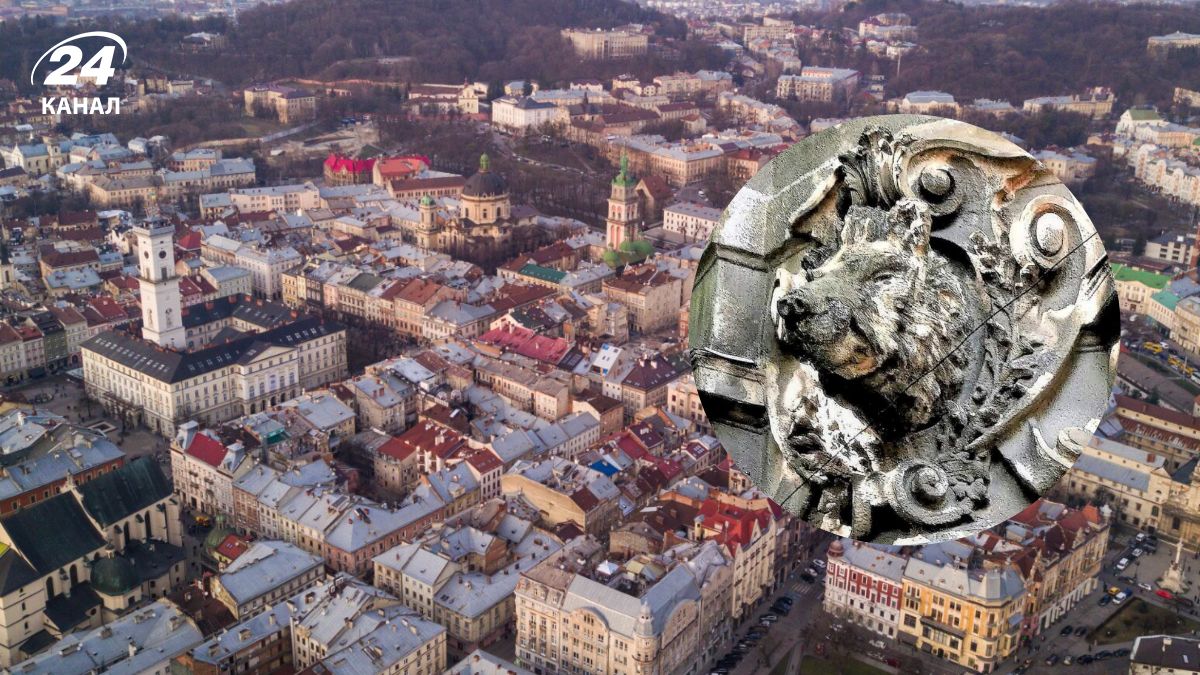 Каменица во Львове украшена головой кабана