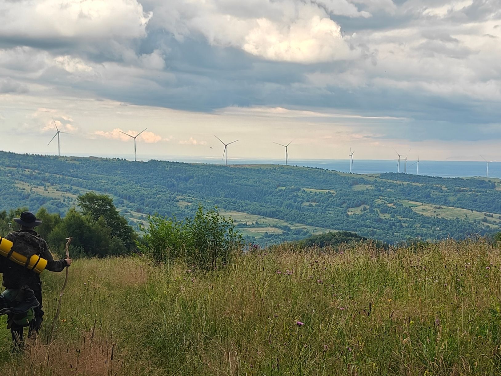 Где в Карпатах находятся ветряки - локация возле ветряков для фото - Travel