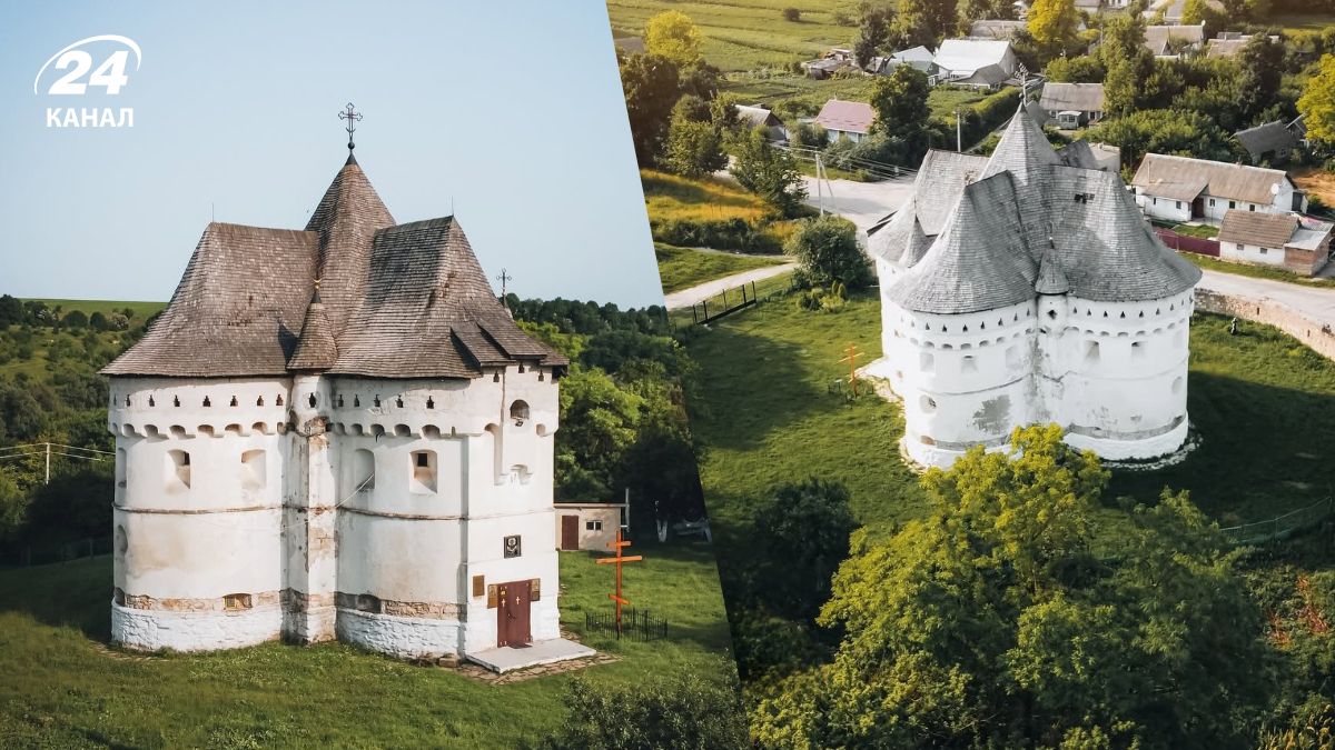 Свято-Покровская церковь-замок в Сутковцах Свято-Покровская церковь-замок в Сутковцах