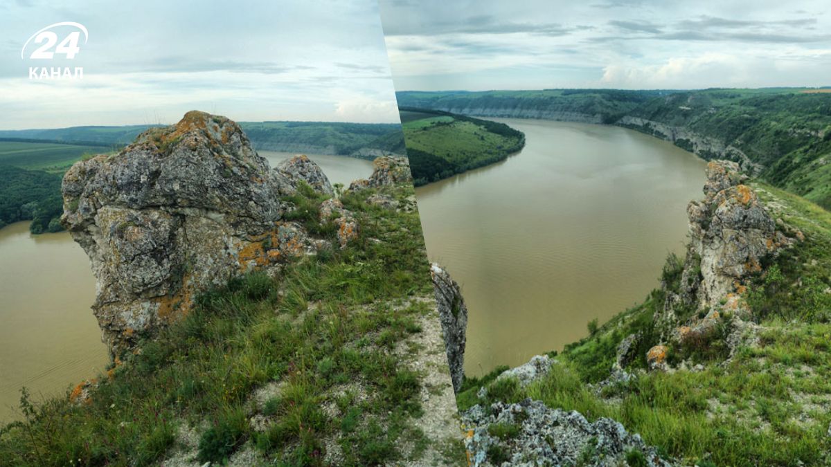 В селе Субич открывается фантастическая панорама на Днестр