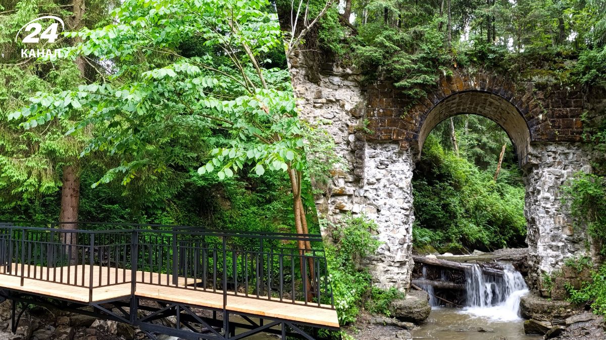 "Каретний міст" у Ворохті вабить туристів "Каретний міст" у Ворохті вабить туристів