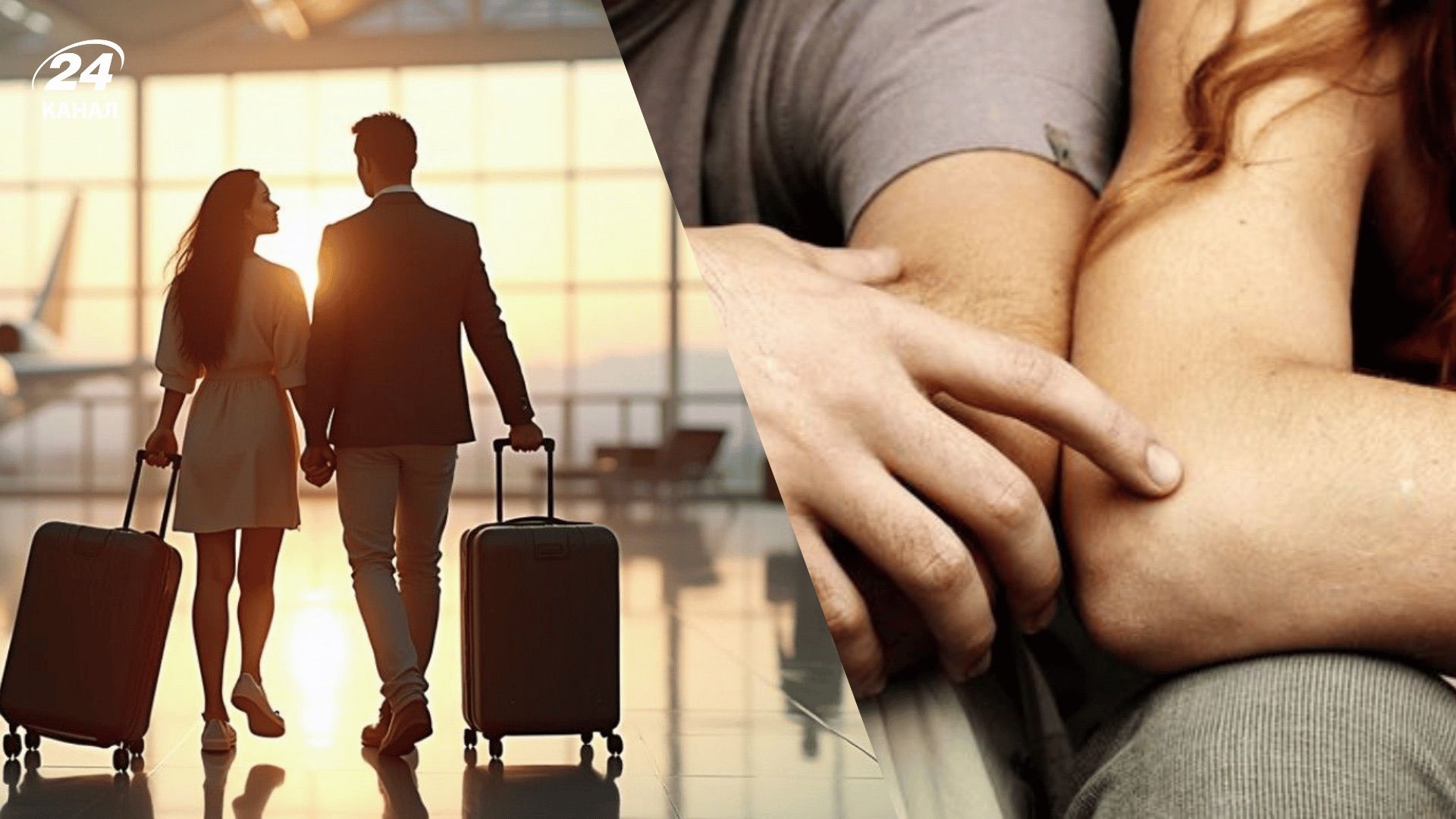 Пара під час подорожі 