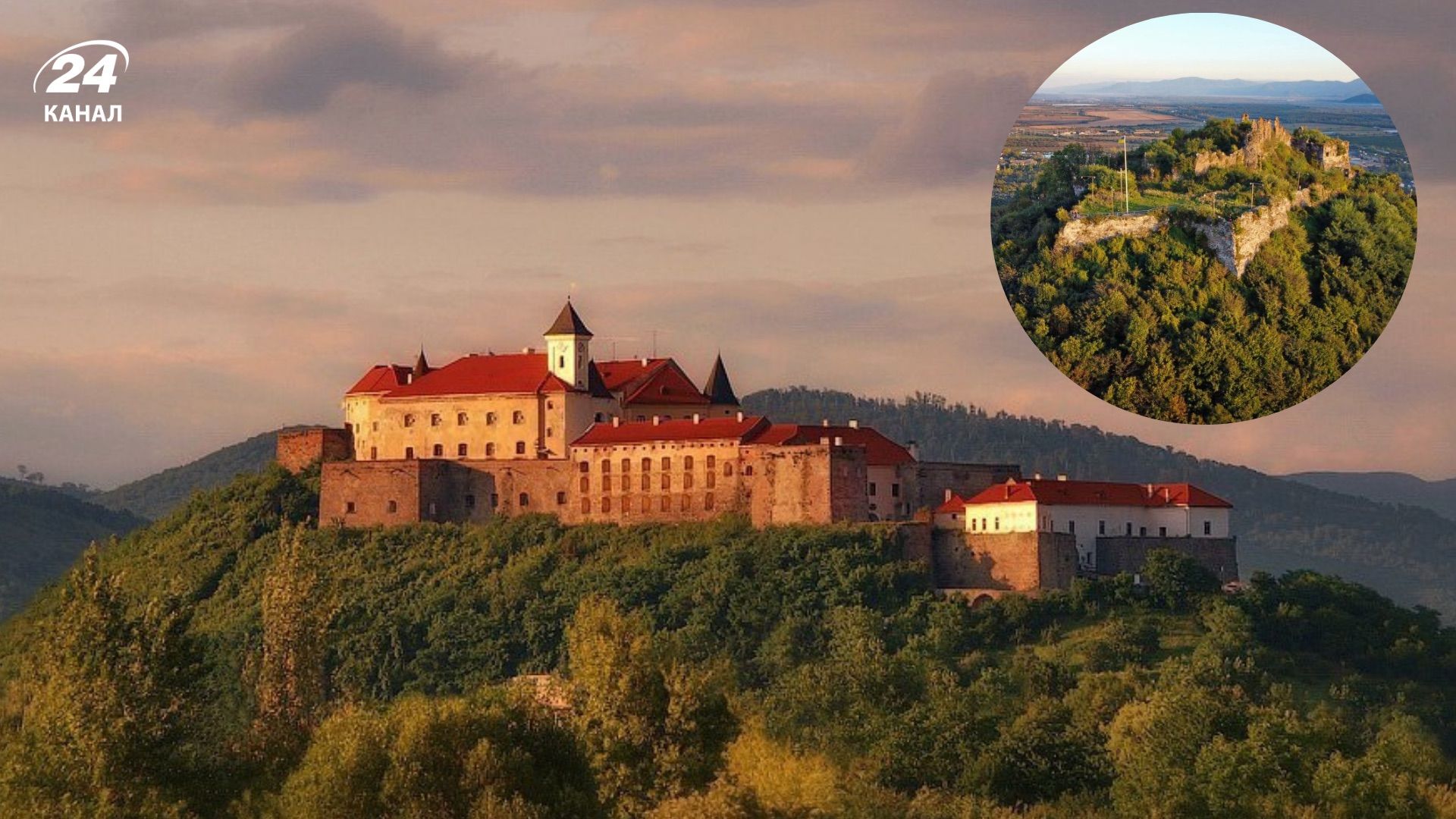 Замки Украины с лучшими видами на окрестности Замки Украины с лучшими видами на окрестности