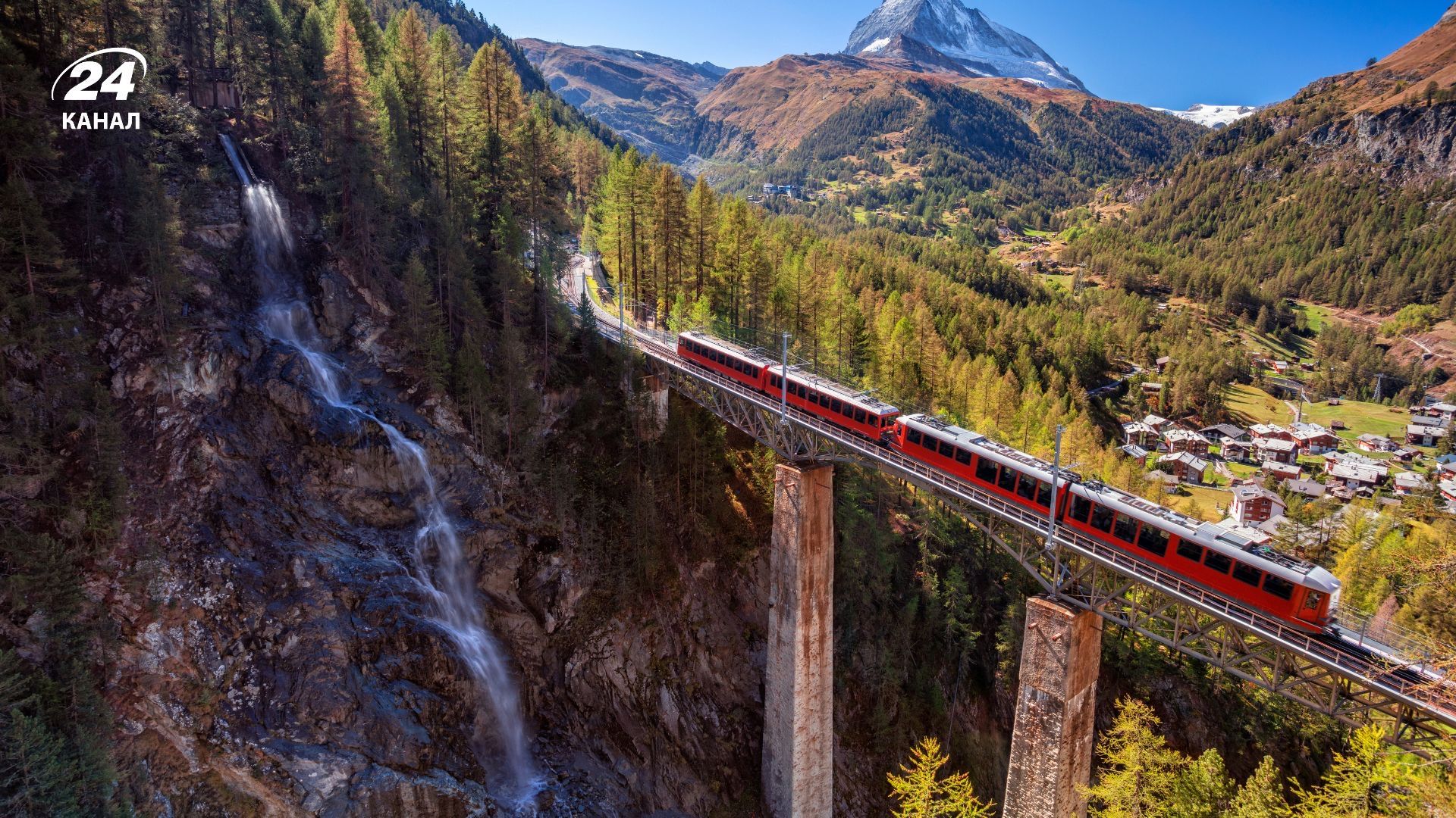 Путешествие между Церматтом и Санкт-Морицем Путешествие между Церматтом и Санкт-Морицем