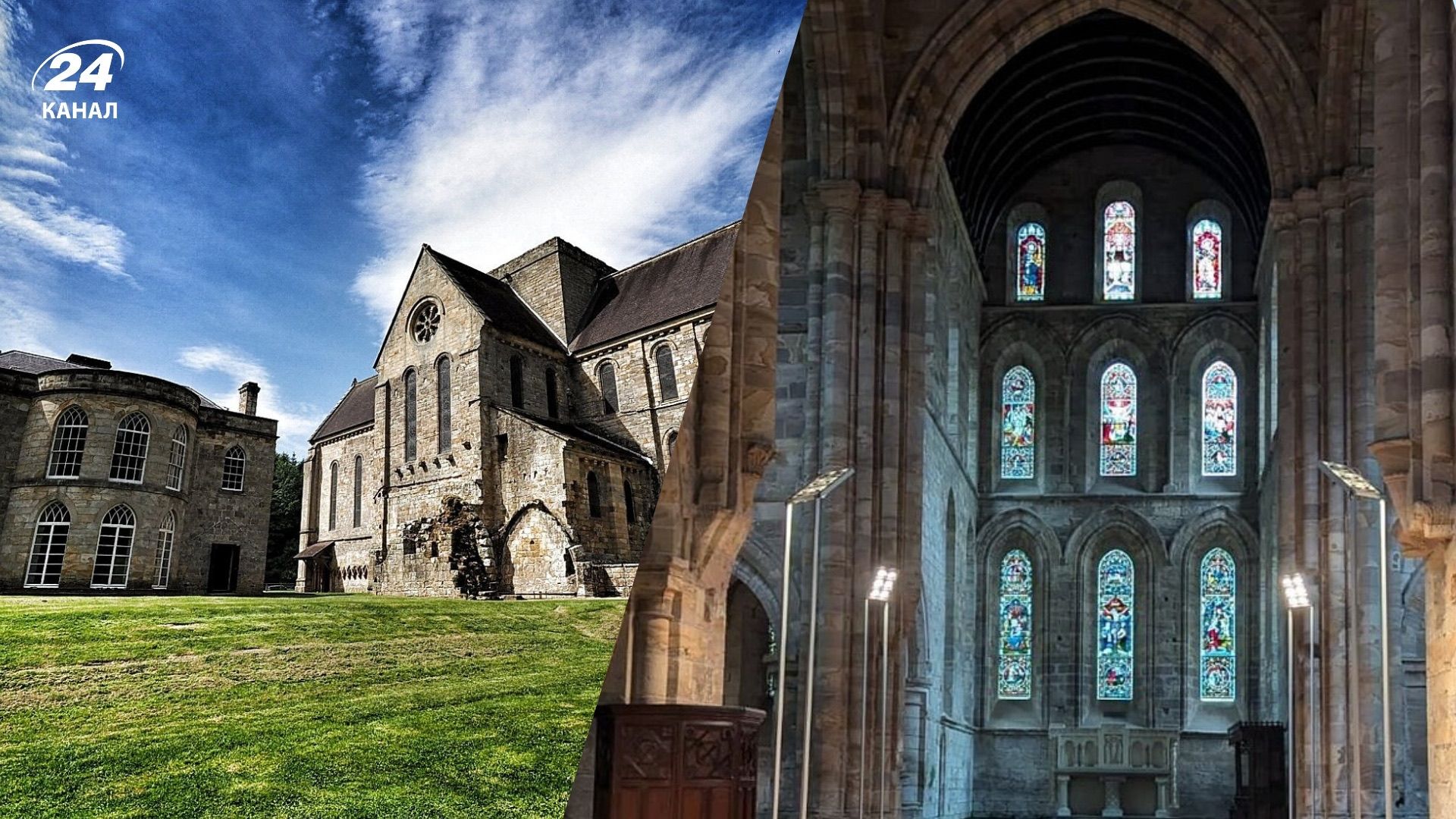 Що робить Брінкбернський монастир унікальним серед інших монастирів Великої Британії