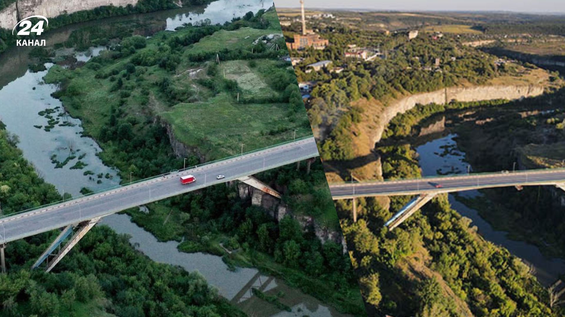 Где расположен самый высокий мост в Украине