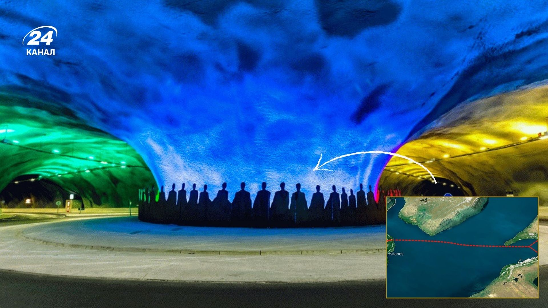 Європейський тунель з єдиною у світі підводною кільцевою розв'язкою Європейський тунель з єдиною у світі підводною кільцевою розв'язкою