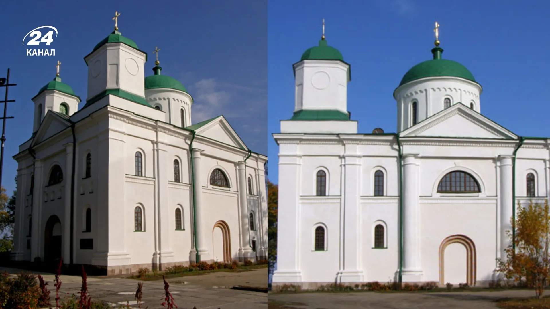 Успенський собор у Каневі / колаж 24 Каналу, фото Романа Маленкова