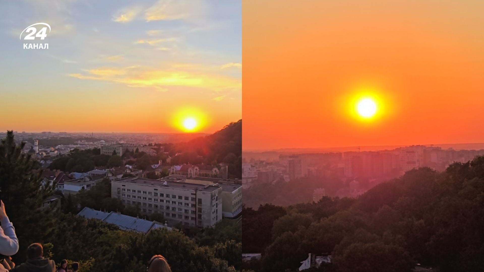 Захід сонця з гори Лева Захід сонця з гори Лева